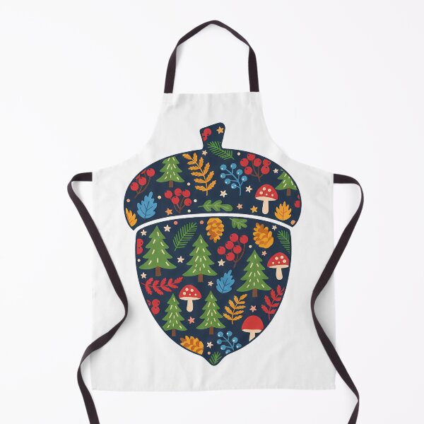 Item preview, Patterned Acorn in Scandinavian Folk Art by heidiannemorris © designed and sold by FOLK ART FUSION by heidiannemorris.