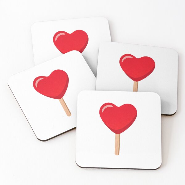 Item preview, Red Heart Candy Love Valentine Lollipop Sticker designed and sold by SassyArtistry.