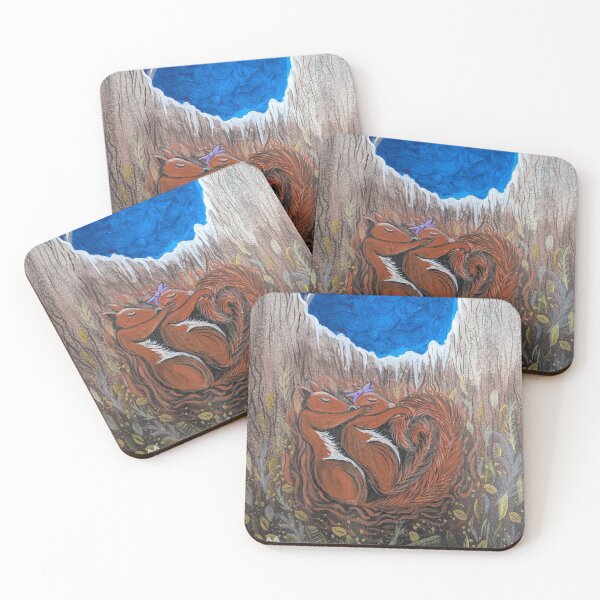Item preview, Winter was long but the squirrels were warm and snug in their home  designed and sold by Matt Starr Fine Art .