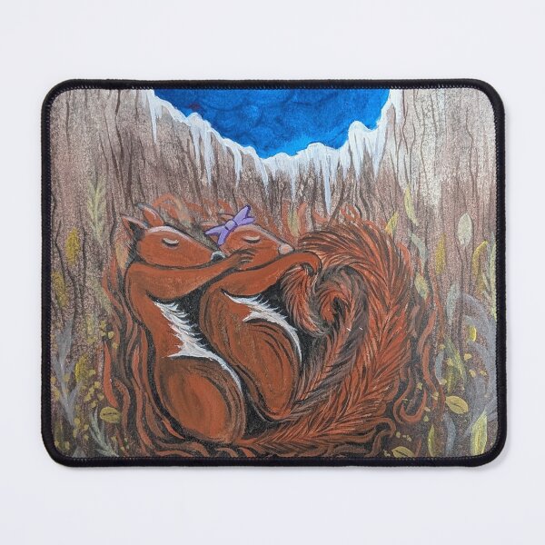 Item preview, Winter was long but the squirrels were warm and snug in their home designed and sold by Matt Starr Fine Art .