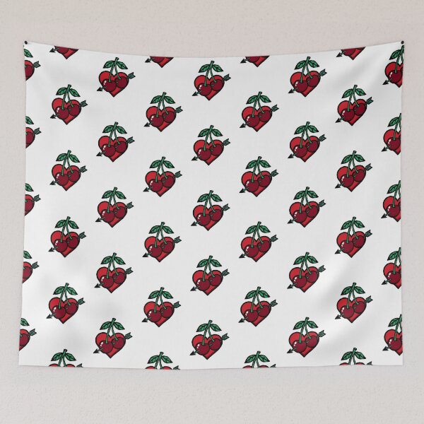 Item preview, Cherries with Heart & Arrow designed and sold by SugarCore.