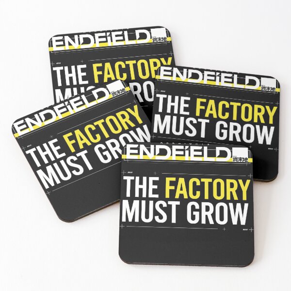 Item preview, Arknights Endfield Factory Must Grow Meme Retro Factory Automation Pixel Resource Run designed and sold by Senpaiwaves.