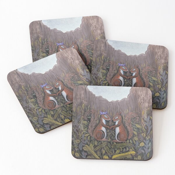 Item preview, Chippy and Missy stored nuts and corn in the nest for winter food designed and sold by Matt Starr Fine Art .