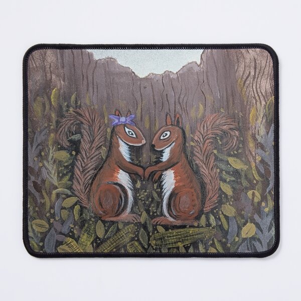 Item preview, Chippy and Missy stored nuts and corn in the nest for winter food designed and sold by Matt Starr Fine Art .