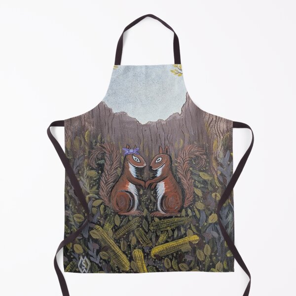 Item preview, Chippy and Missy stored nuts and corn in the nest for winter food designed and sold by Matt Starr Fine Art .