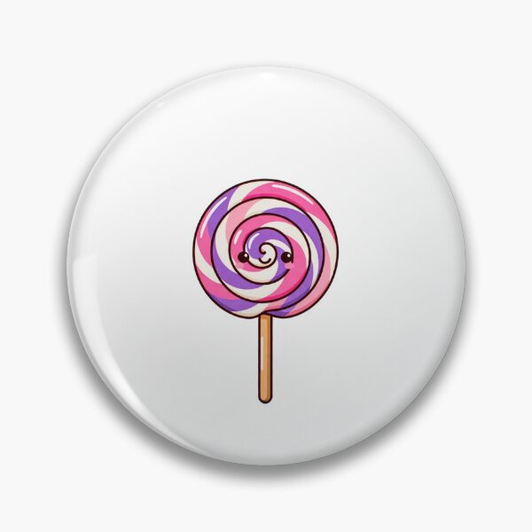 Item preview, Blushing Cute Pastel Pink Purple Candy Lollipop designed and sold by SassyArtistry.