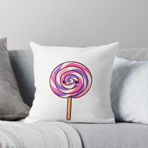 Item preview, Blushing Cute Pastel Pink Purple Candy Lollipop designed and sold by SassyArtistry.