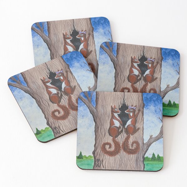 Item preview, Chippy showing Missy the nest in the tree  designed and sold by Matt Starr Fine Art .