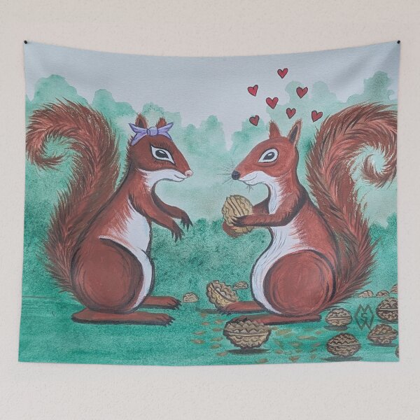 Item preview, Chippy meets Missy Squirrel  designed and sold by Matt Starr Fine Art .