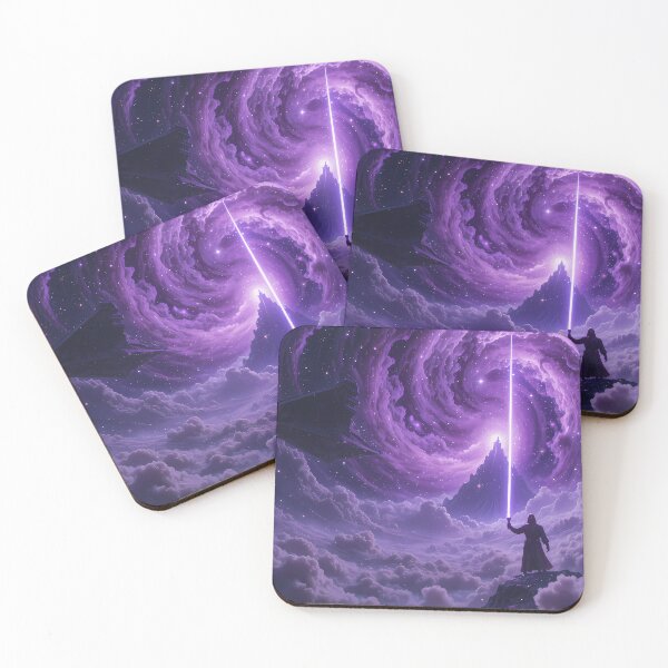 Item preview, Violet Galactic Journeys Epic Adventures Beyond Stars Space designed and sold by ART ATTACK ZONE.
