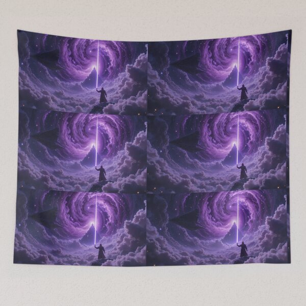 Item preview, Violet Galactic Journeys Epic Adventures Beyond Stars Space designed and sold by ART ATTACK ZONE.