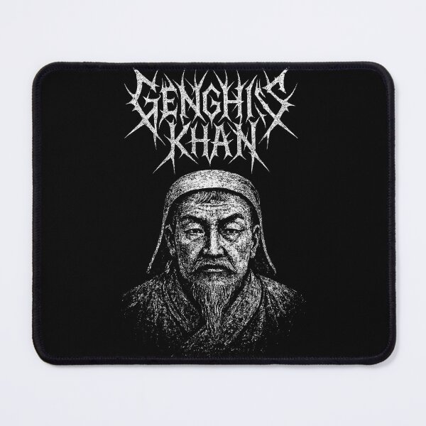 Item preview, Genghis Khan Black Metal Portrait designed and sold by Mortisigil.