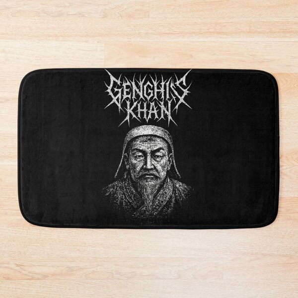 Artikelvorschau, Dschingis Khan Black Metal Porträt entworfen und verkauft von Mortisigil.