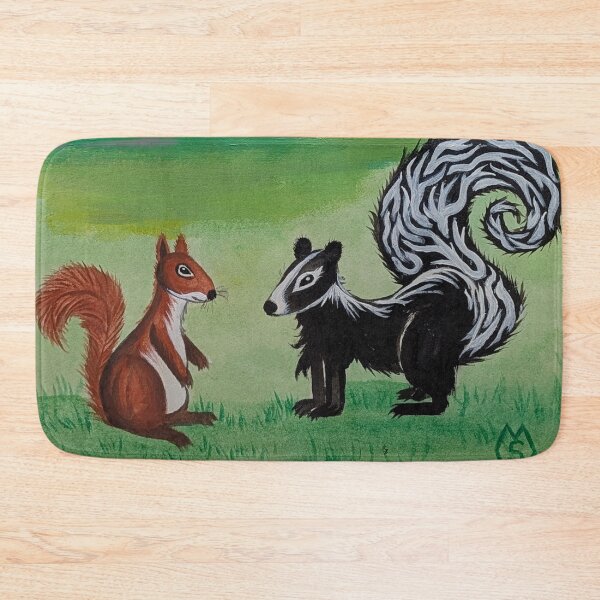 Item preview, Chippy meets mother skunk at the big barn  designed and sold by Matt Starr Fine Art .