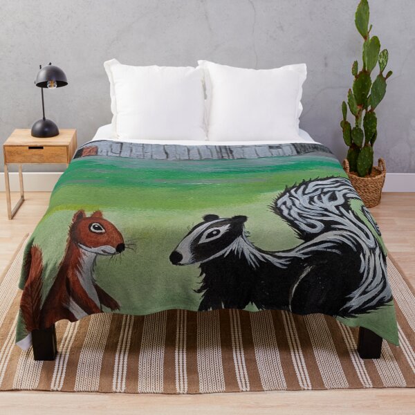 Item preview, Chippy meets mother skunk at the big barn designed and sold by Matt Starr Fine Art .