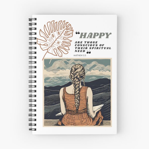 Item preview, Happy Are Those Conscious Blond Braids Bold Type designed and sold by EveryGoodGift.