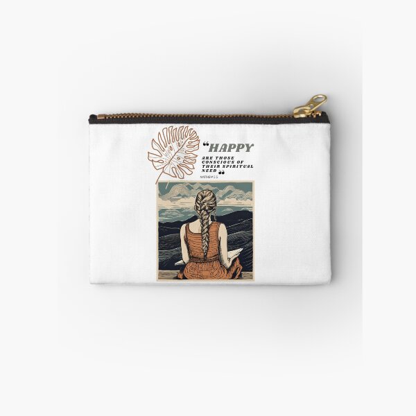 Item preview, Happy Are Those Conscious Blond Braids Bold Type designed and sold by EveryGoodGift.