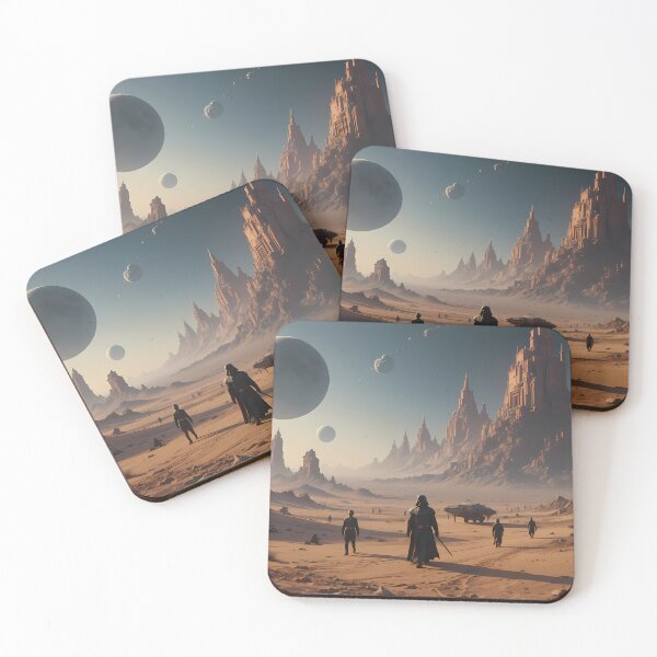 Item preview, Desert Galactic Journeys Epic Adventures Beyond Stars Space designed and sold by ART ATTACK ZONE.