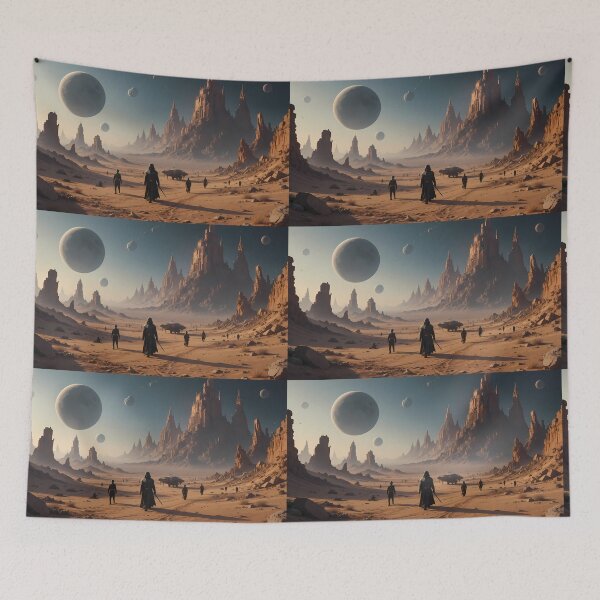 Item preview, Desert Galactic Journeys Epic Adventures Beyond Stars Space designed and sold by ART ATTACK ZONE.