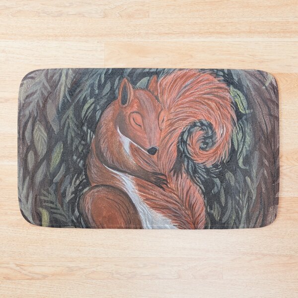 Item preview, Chippy Squirrel curled up and asleep in the tree nest  designed and sold by Matt Starr Fine Art .