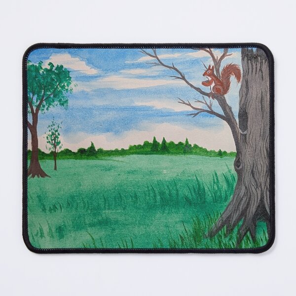 Item preview, Lonesome Chippy Squirrel realized how quiet it was around him designed and sold by Matt Starr Fine Art .