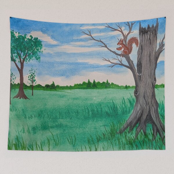 Item preview, Lonesome Chippy Squirrel realized how quiet it was around him  designed and sold by Matt Starr Fine Art .