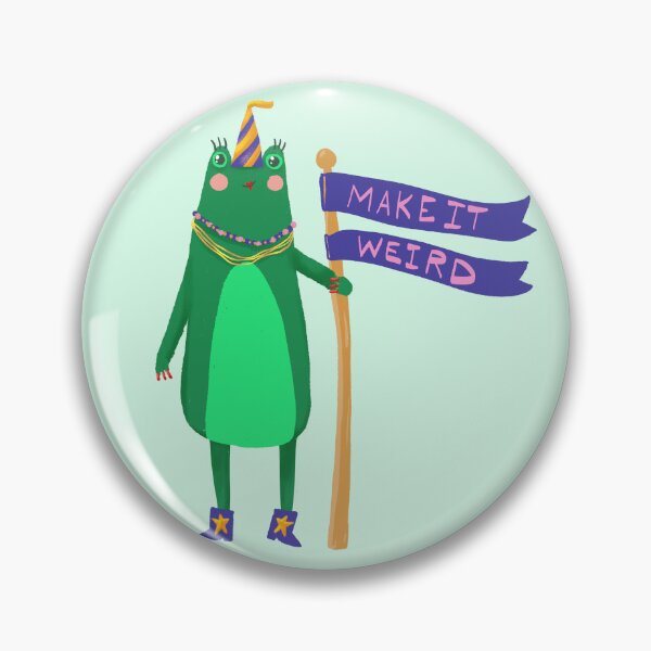 Item preview, Make It Weird Frog designed and sold by Stephanie McRae.