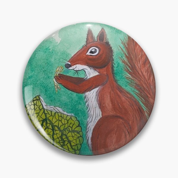 Item preview, Chippy eating a hedgeapple  designed and sold by Matt Starr Fine Art .
