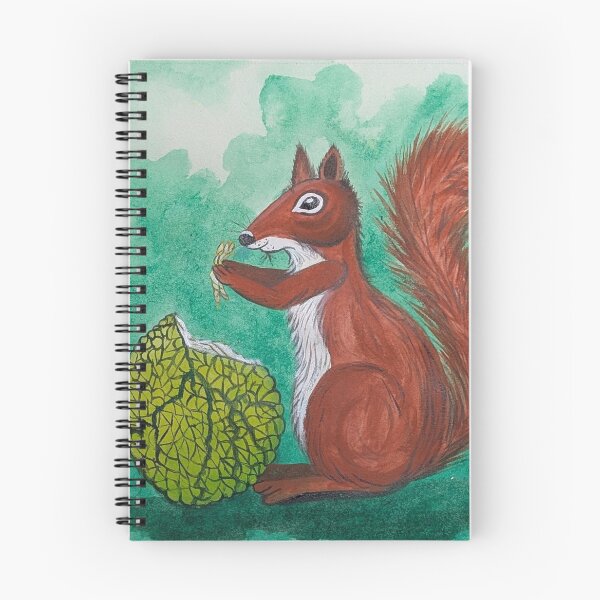Item preview, Chippy eating a hedgeapple  designed and sold by Matt Starr Fine Art .