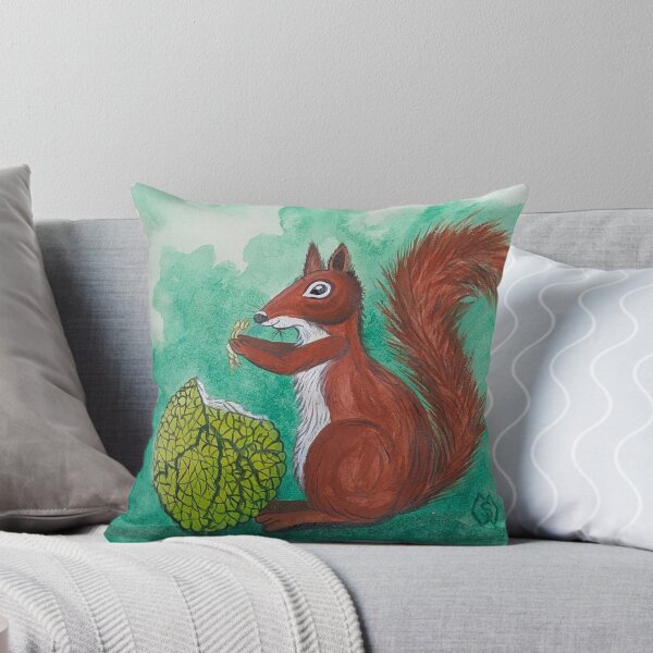 Item preview, Chippy eating a hedgeapple  designed and sold by Matt Starr Fine Art .