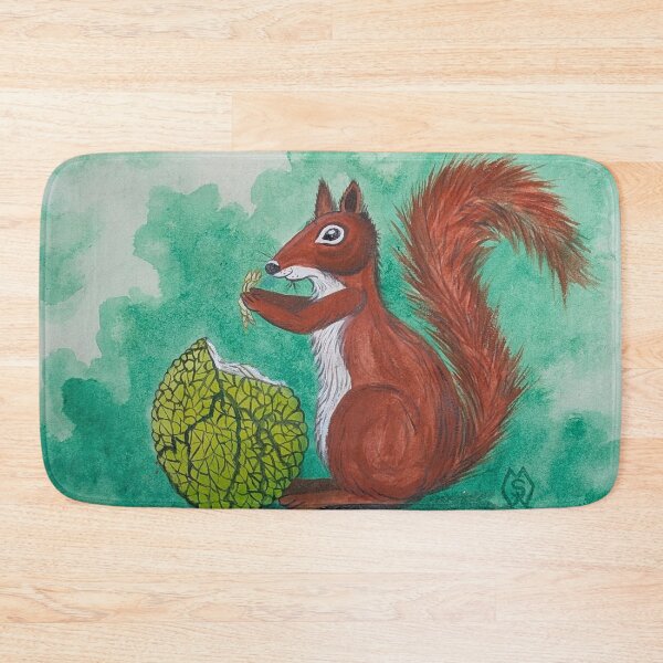 Item preview, Chippy eating a hedgeapple  designed and sold by Matt Starr Fine Art .