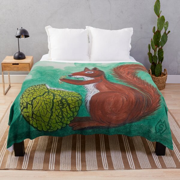 Item preview, Chippy eating a hedgeapple designed and sold by Matt Starr Fine Art .