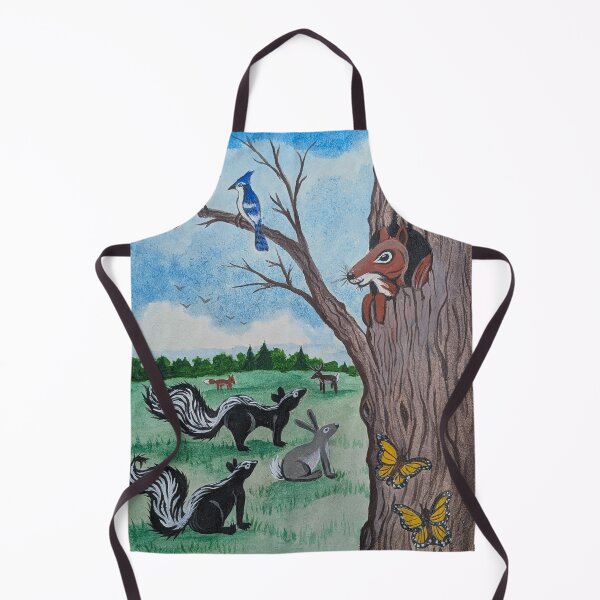 Item preview, Chippy loved to visit other wild animals and birds  designed and sold by Matt Starr Fine Art .