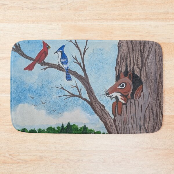 Item preview, Chippy loved to visit other wild animals and birds  designed and sold by Matt Starr Fine Art .