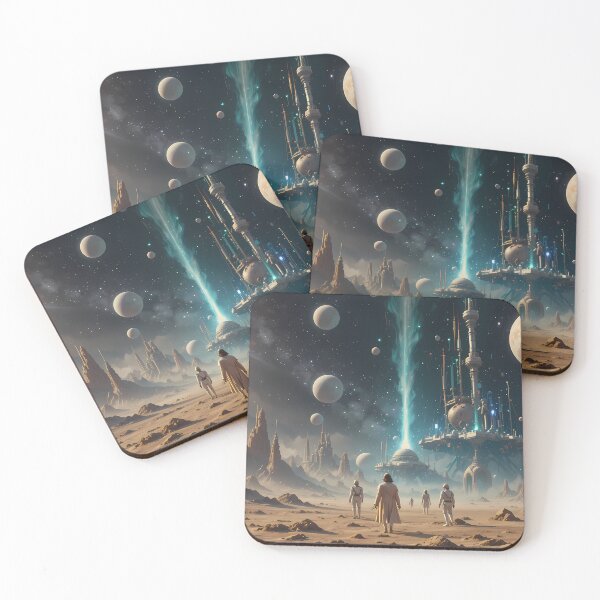 Item preview, White Galactic Journeys Epic Adventures Beyond Stars Space designed and sold by ART ATTACK ZONE.