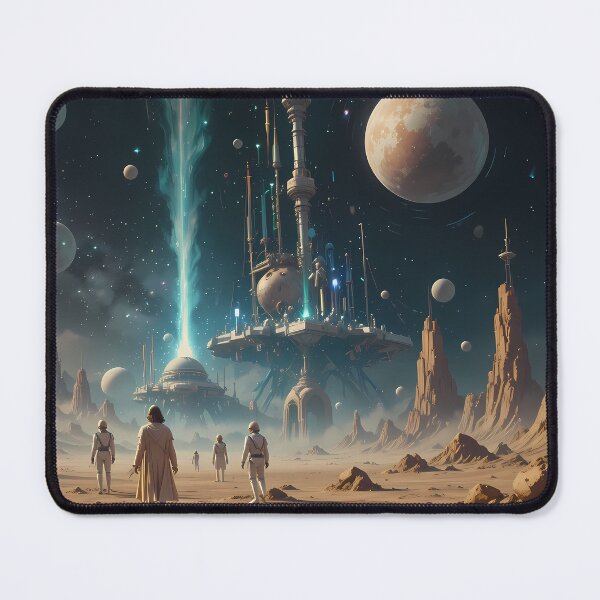 Item preview, White Galactic Journeys Epic Adventures Beyond Stars Space designed and sold by ART ATTACK ZONE.