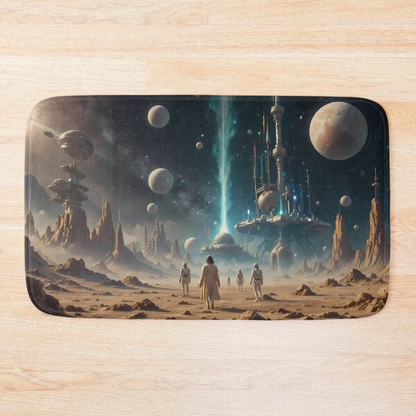 Item preview, White Galactic Journeys Epic Adventures Beyond Stars Space designed and sold by ART ATTACK ZONE.
