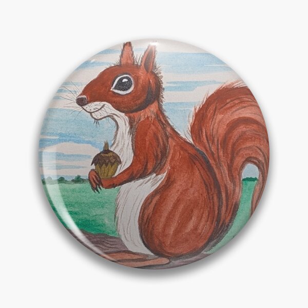 Item preview, Chippy Squirrel in a tree with a nut  designed and sold by Matt Starr Fine Art .