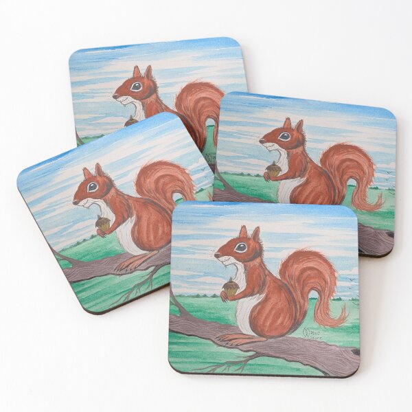 Item preview, Chippy Squirrel in a tree with a nut  designed and sold by Matt Starr Fine Art .