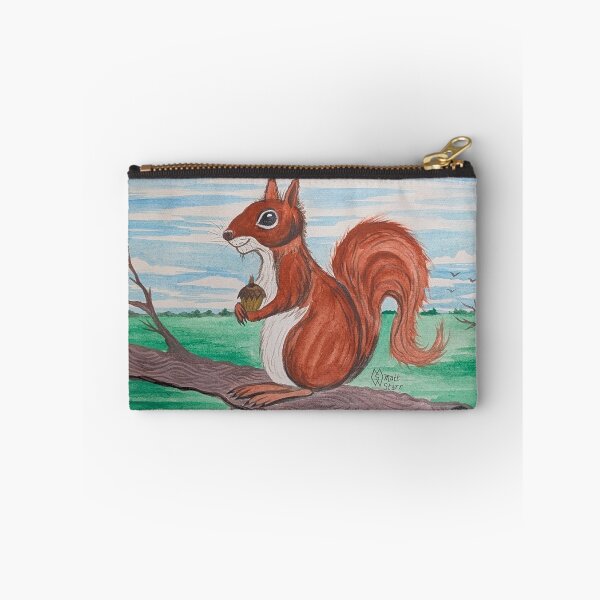 Item preview, Chippy Squirrel in a tree with a nut  designed and sold by Matt Starr Fine Art .