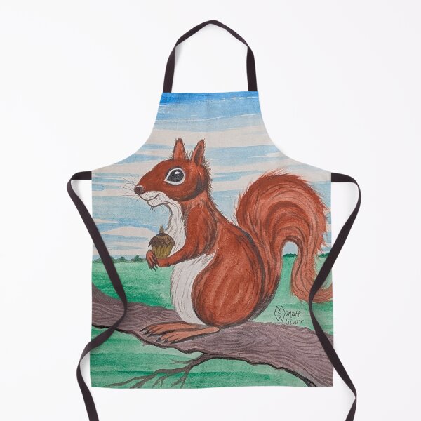 Item preview, Chippy Squirrel in a tree with a nut  designed and sold by Matt Starr Fine Art .