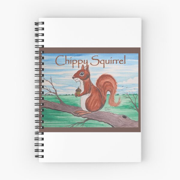 Item preview, Chippy Squirrel book cover designed and sold by Matt Starr Fine Art .