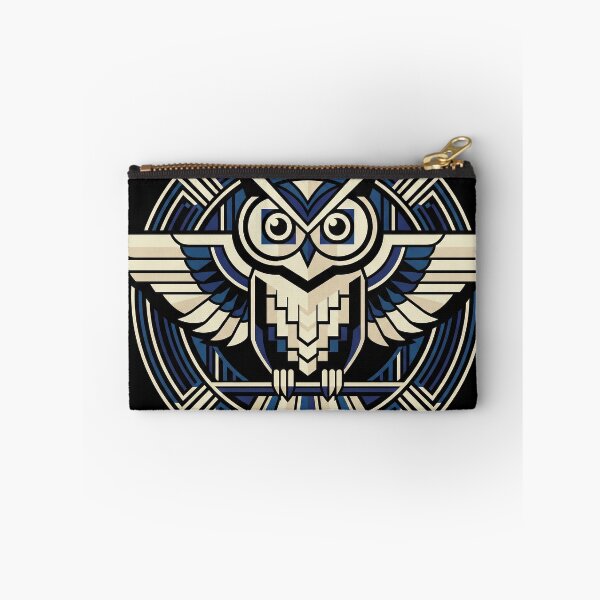 Item preview, Modern Heraldry Owl Crest – Geometric Art Deco Animal Emblem designed and sold by SavinMercantile.