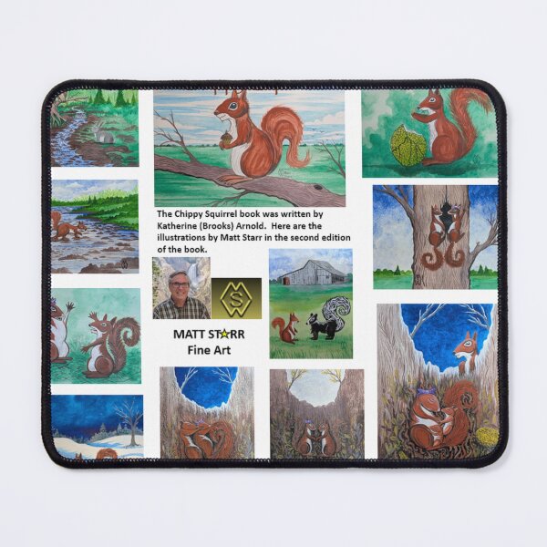 Item preview, Chippy Squirrel book illustrations designed and sold by Matt Starr Fine Art .