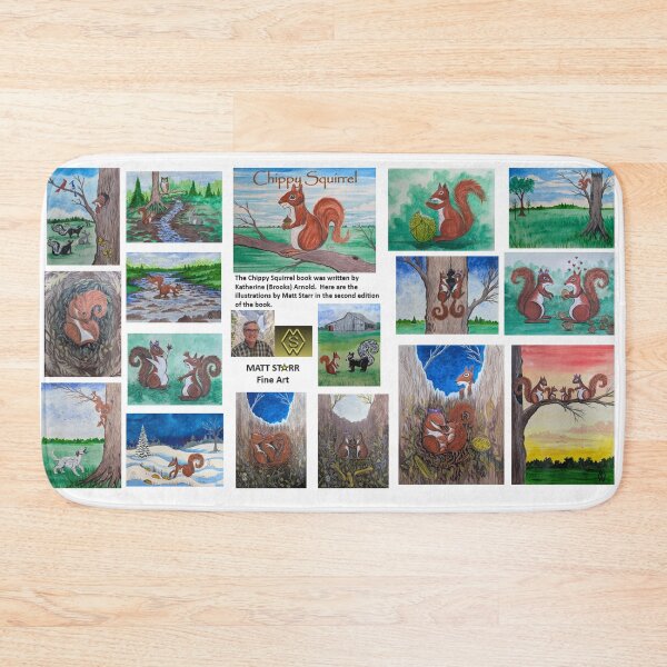 Item preview, Chippy Squirrel book illustrations  designed and sold by Matt Starr Fine Art .