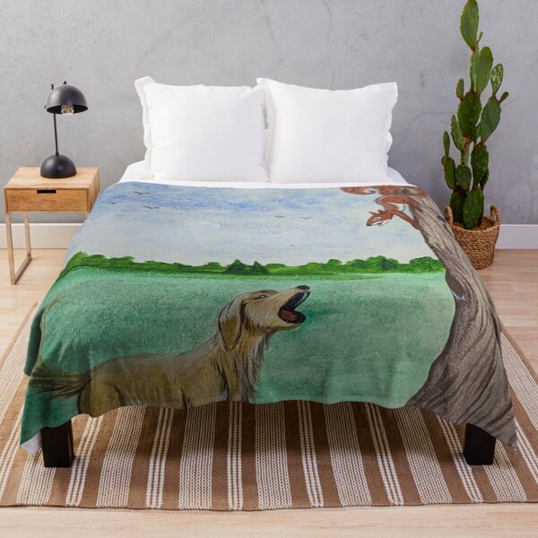 Item preview, Squirrels hurry up a tree to escape from a dog designed and sold by Matt Starr Fine Art .