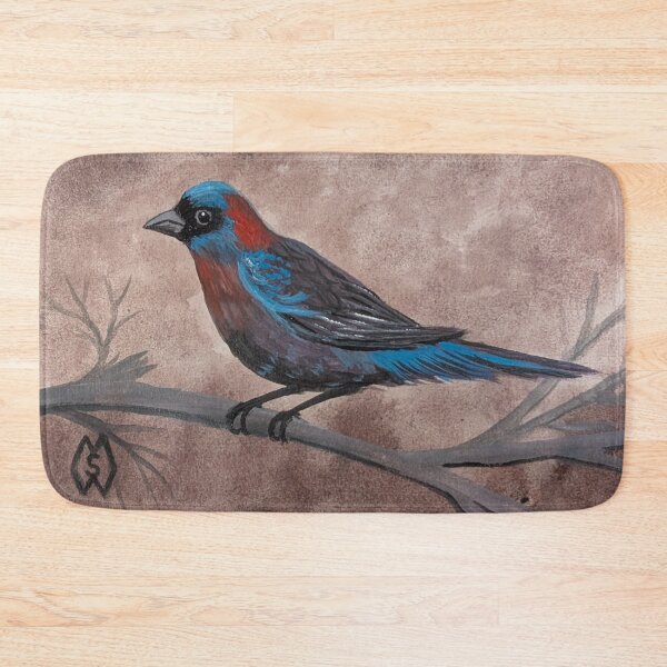 Item preview, Varied bunting in the dense shrubbery  designed and sold by Matt Starr Fine Art .