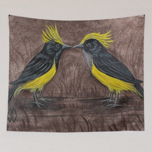 Item preview, Sultan tit birds in the forest  designed and sold by Matt Starr Fine Art .