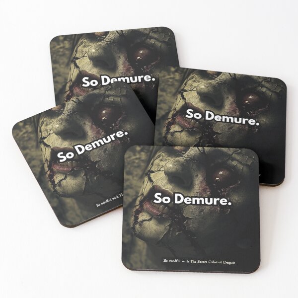 Item preview, So Demure Horror Meme Aesthetic designed and sold by The Secret Cabal of Despair.
