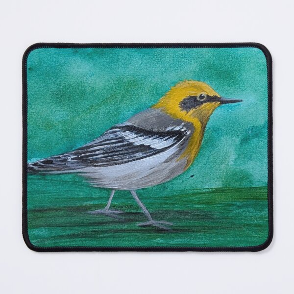 Item preview, Olive warbler in the pine forest  designed and sold by Matt Starr Fine Art .